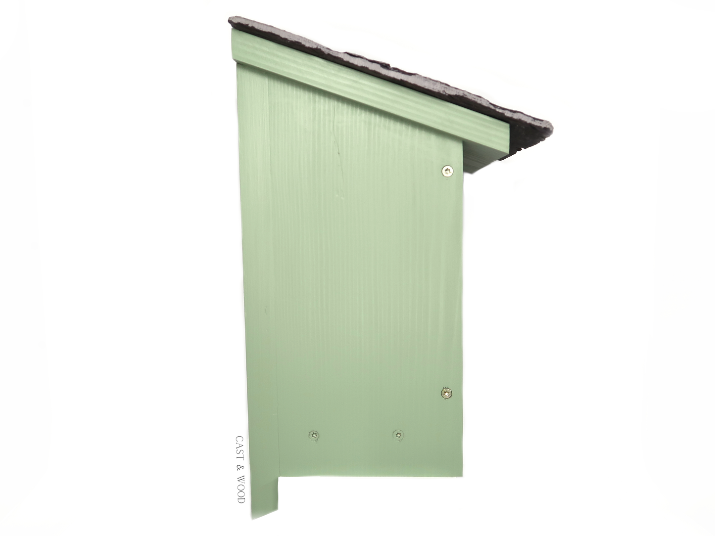 Luxury Penthouse Bird Box - Green Cast & Wood