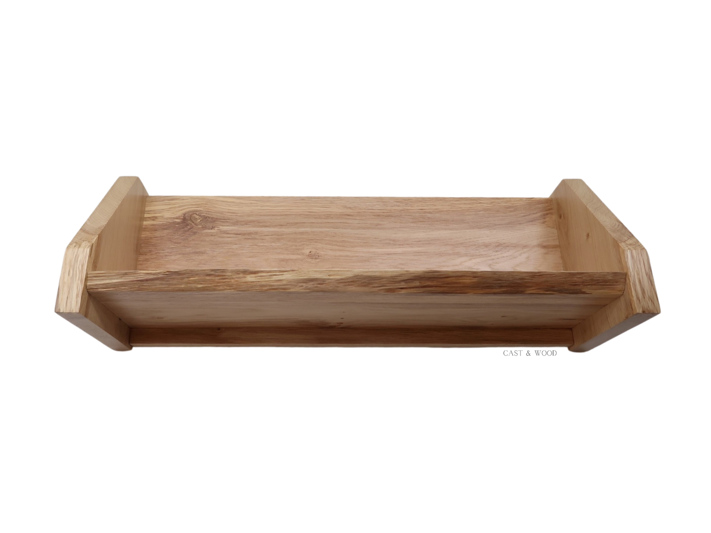 Solid Oak Live Edge Shelf