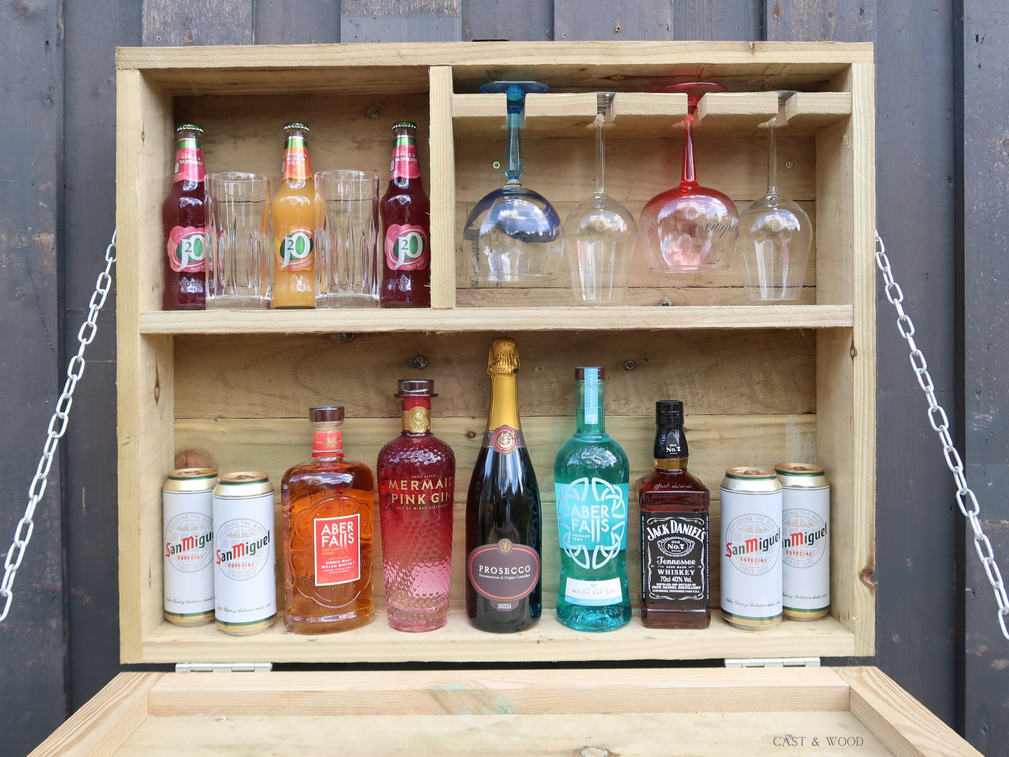 Cast and Wood Everyday Murphy Bar - Storage Detail