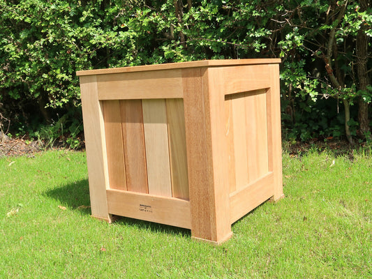 Yellow Balau Garden Planter - Local Delivery
