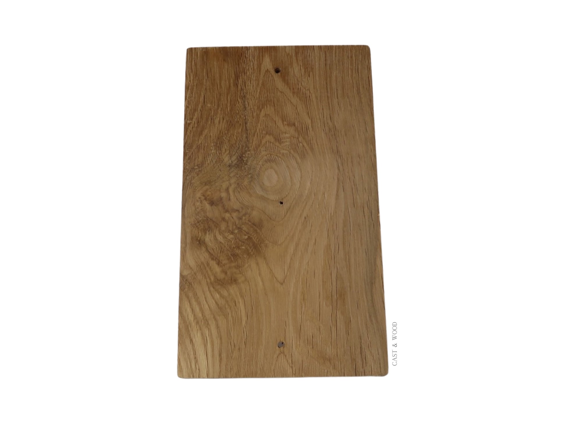 Solid Oak Mounted Heart Hook