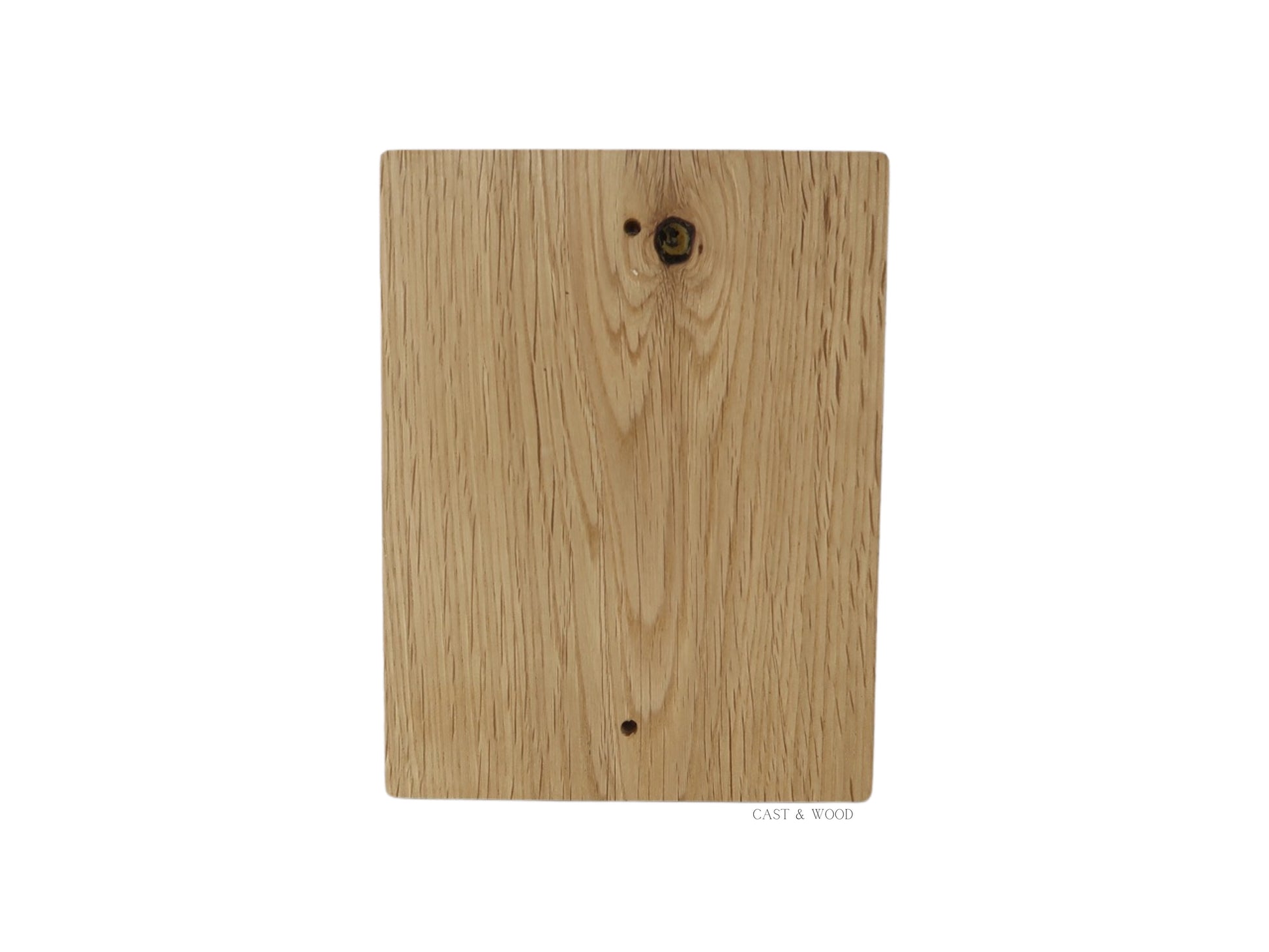 Solid Oak Mounted Dog Tail Hook - Single
