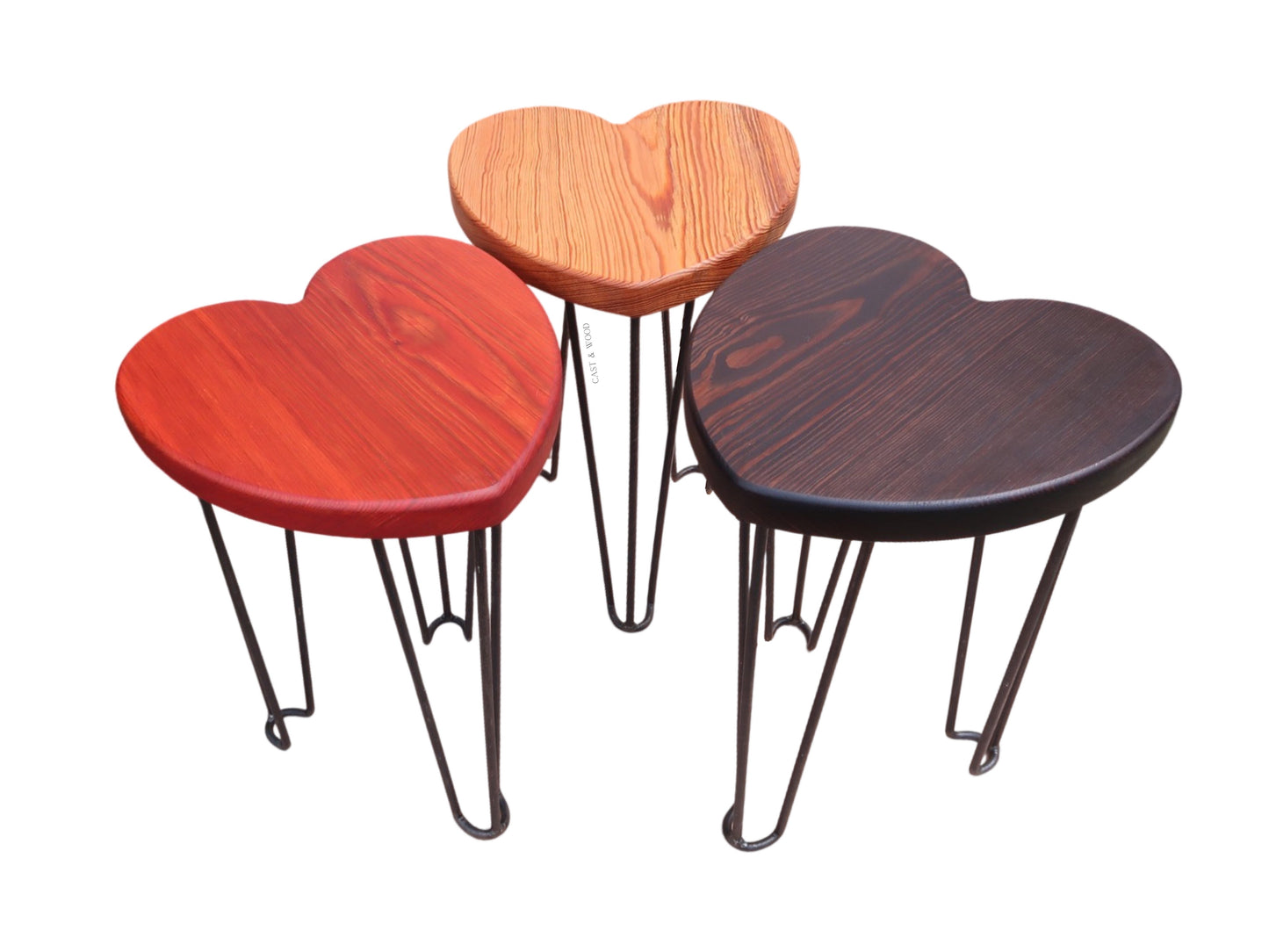 Heart Shaped Stool / Side Table