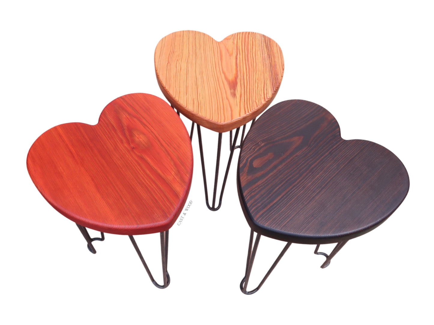Heart Shaped Stool / Side Table