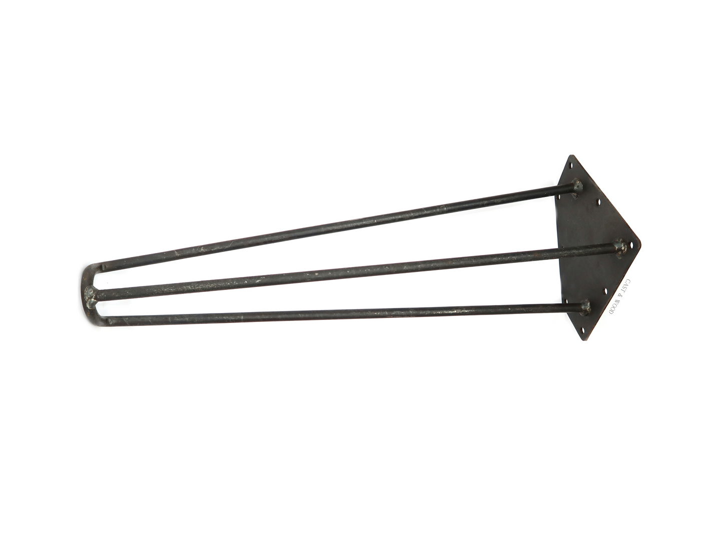 Footed Detail Hairpin Legs - Set of 4no - Table 710mm Cast & Wood