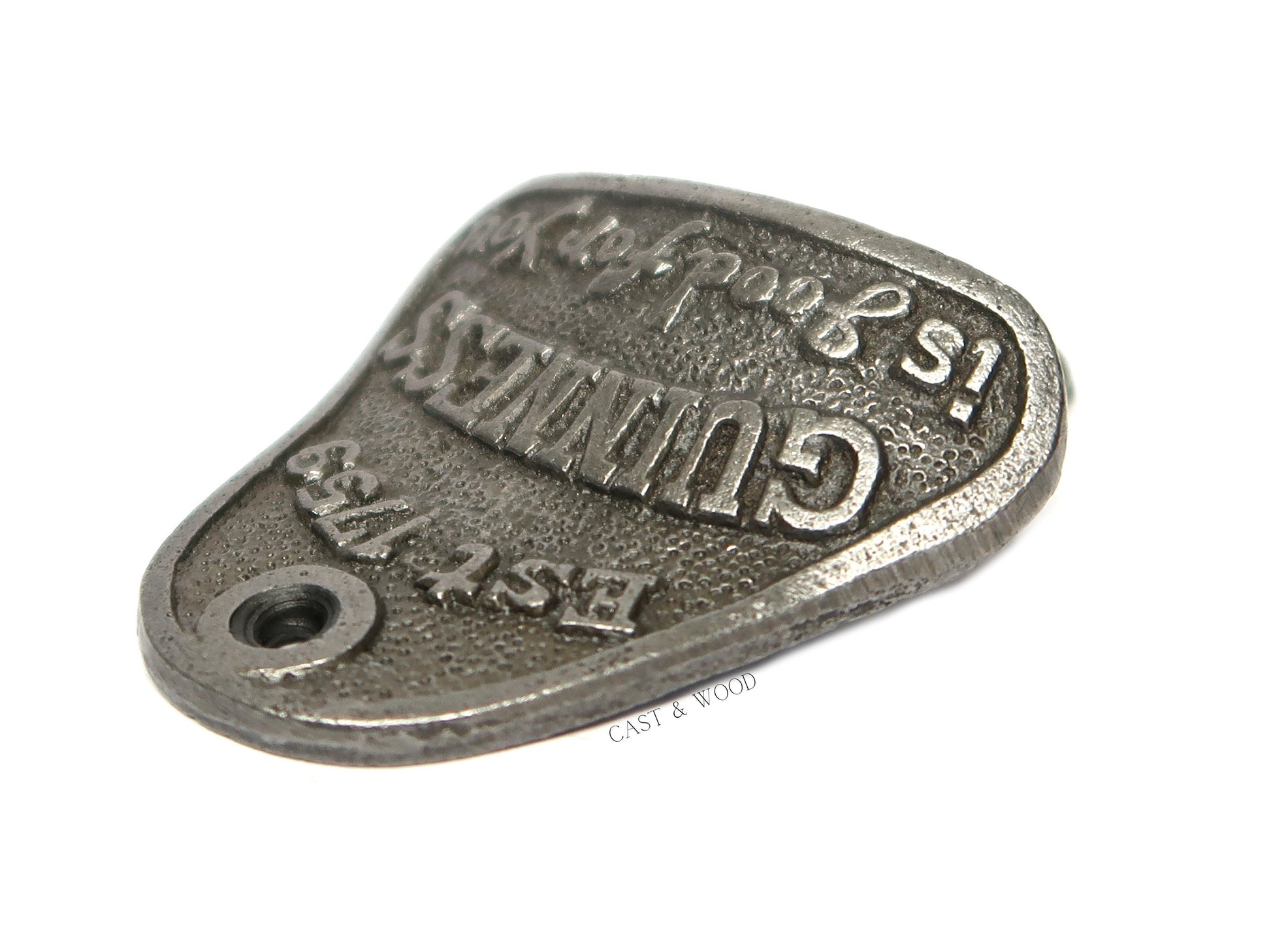 GUINNESS Cast Iron Wall Mounted Bottle Opener freeshipping - Cast & Wood