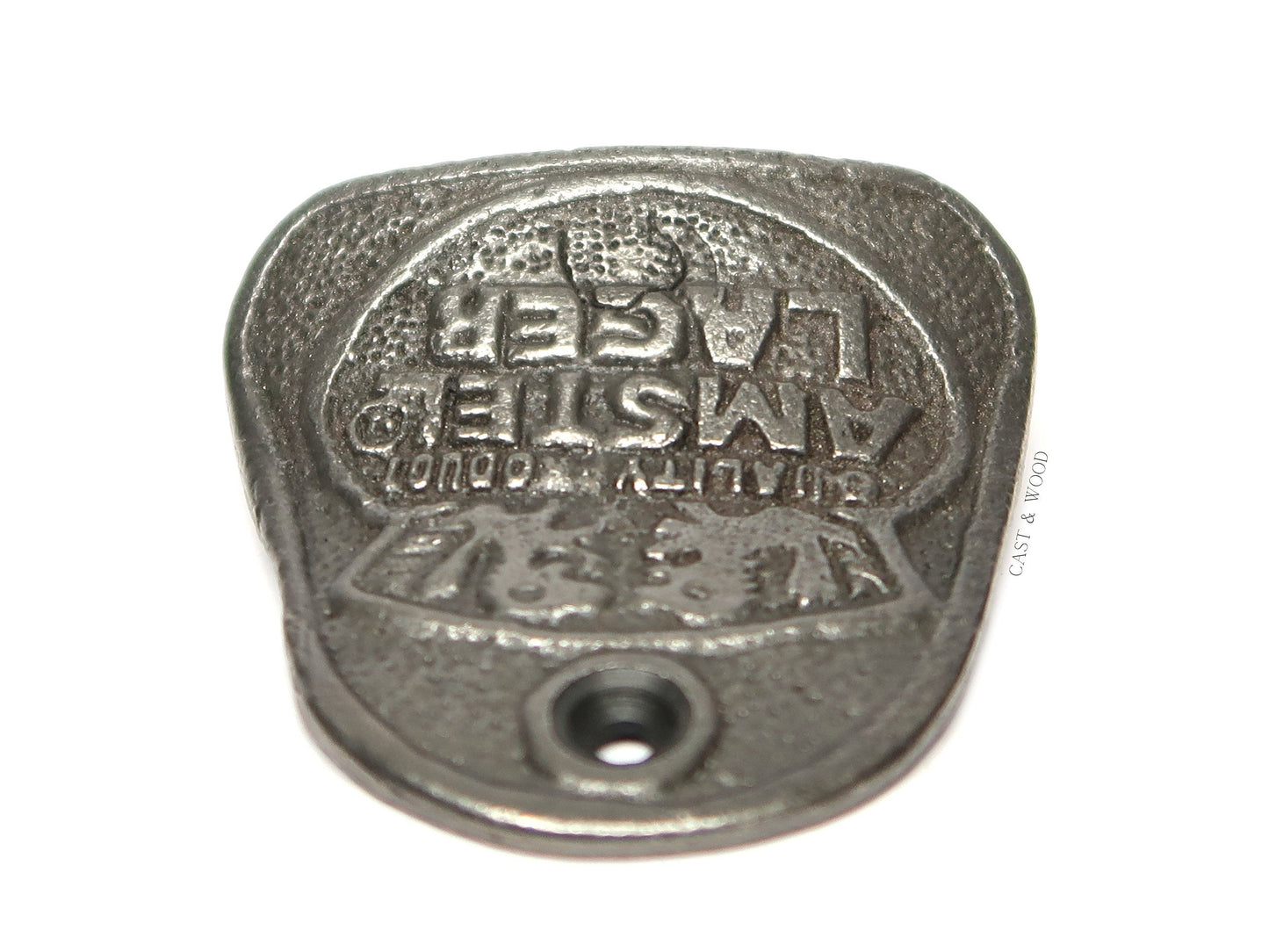 AMSTEL LAGER Cast Iron Wall Mounted Bottle Opener freeshipping - Cast & Wood