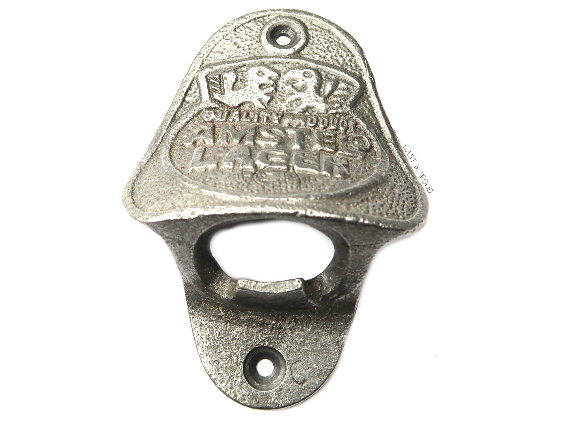 AMSTEL LAGER Cast Iron Wall Mounted Bottle Opener freeshipping - Cast & Wood