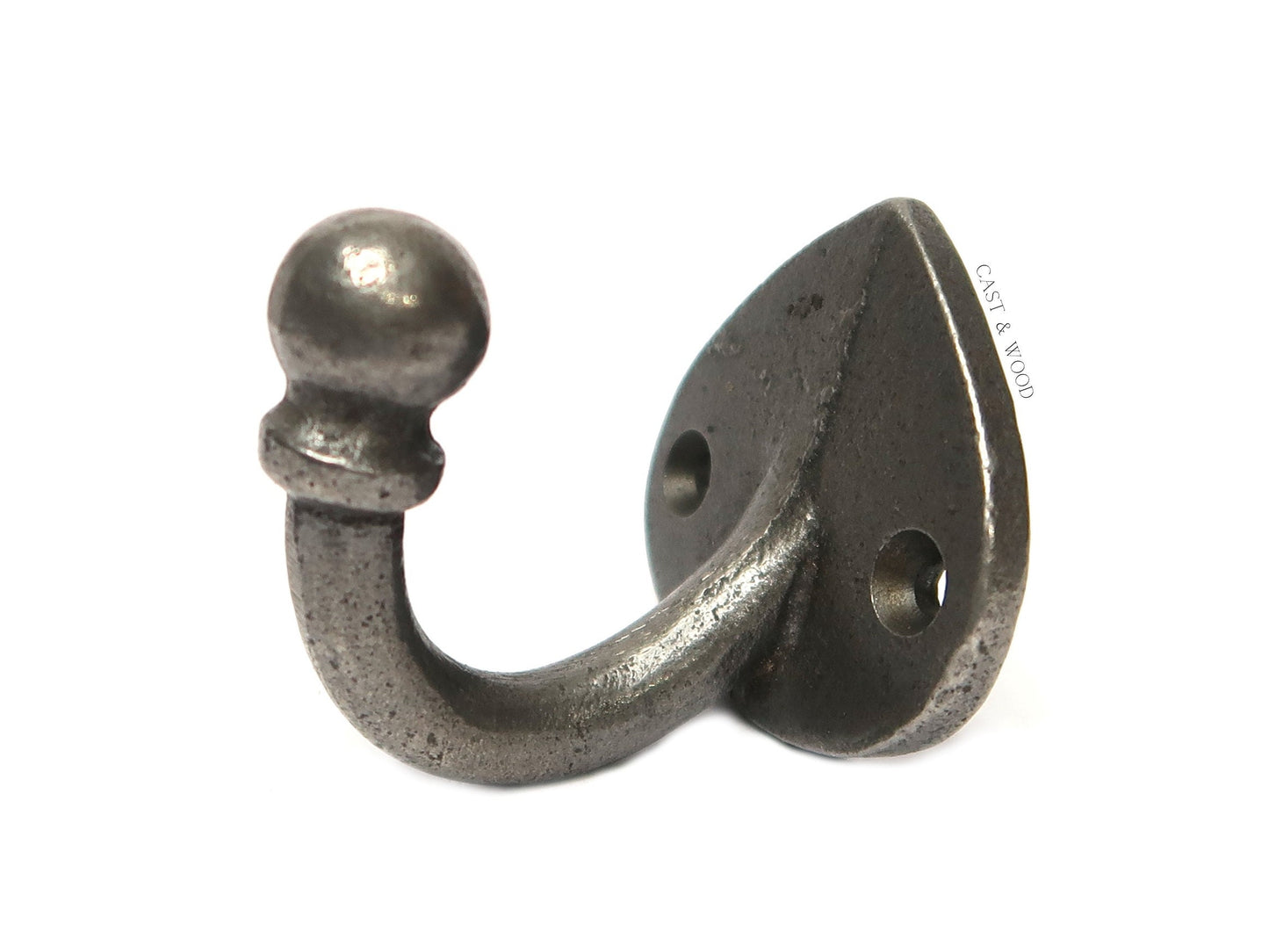 Ball End Spade Coat Hook freeshipping - Cast & Wood