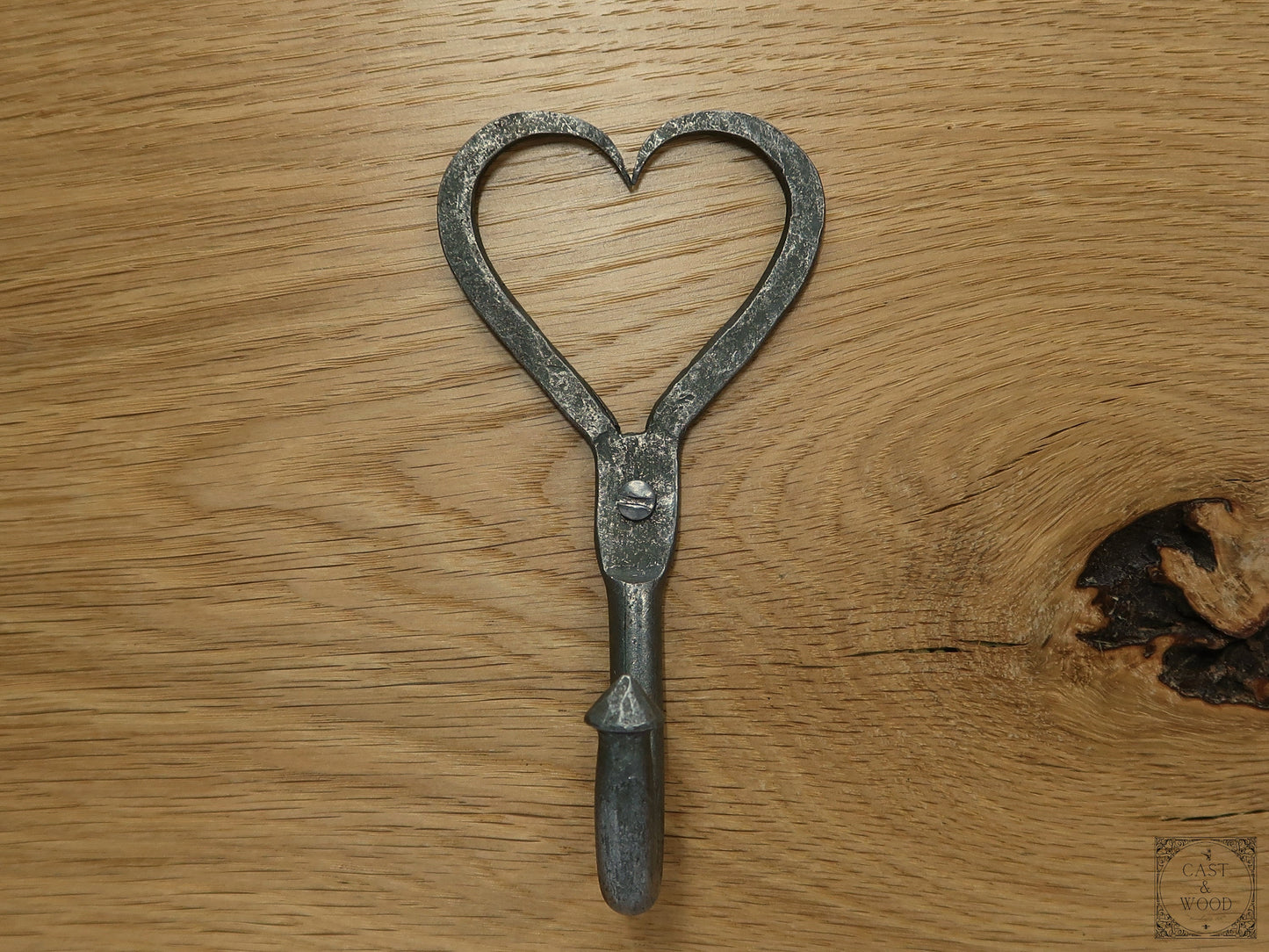 Heart Shaped Coat Hook freeshipping - Cast & Wood