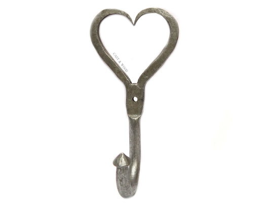 Heart Shaped Coat Hook freeshipping - Cast & Wood