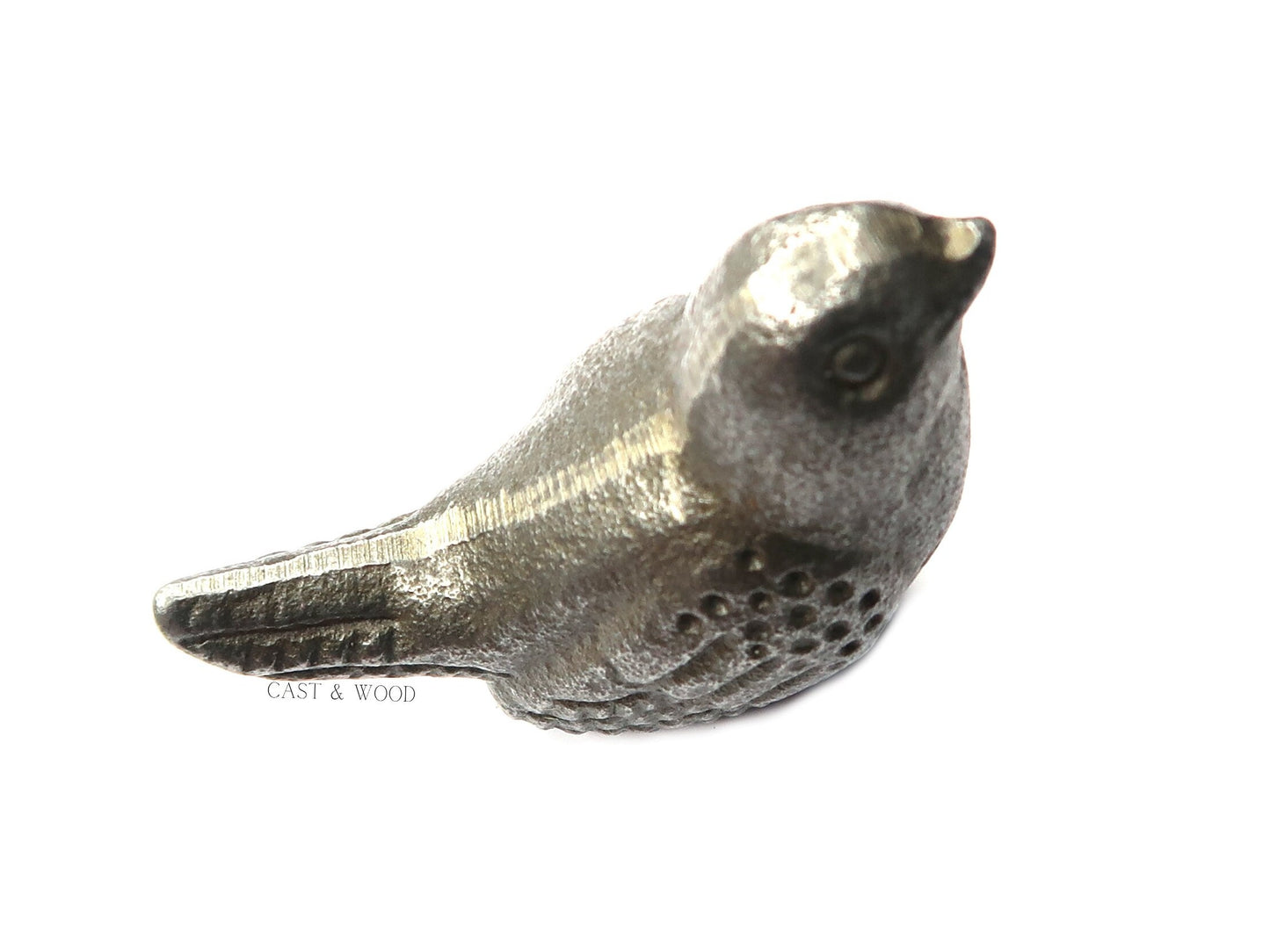 Ornamental Small Wren Bird - 50mm / 2" freeshipping - Cast & Wood