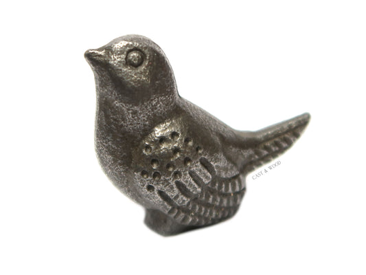 Ornamental Small Wren Bird - 50mm / 2" freeshipping - Cast & Wood