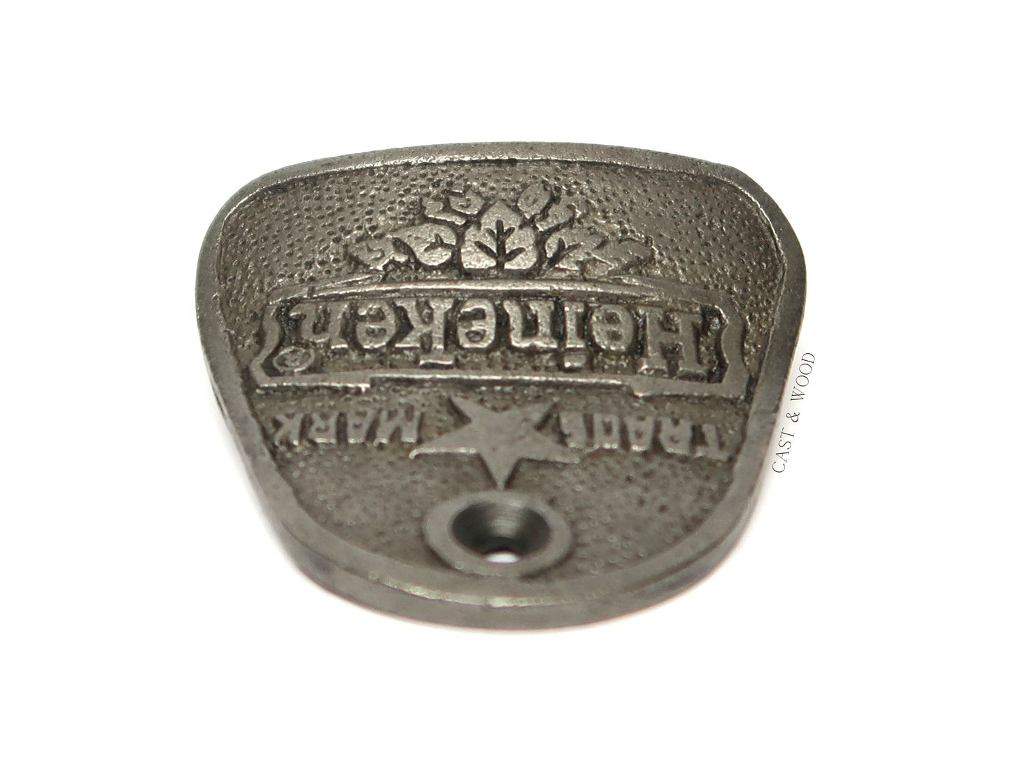 HEINEKEN Cast Iron Wall Mounted Bottle Opener freeshipping - Cast & Wood