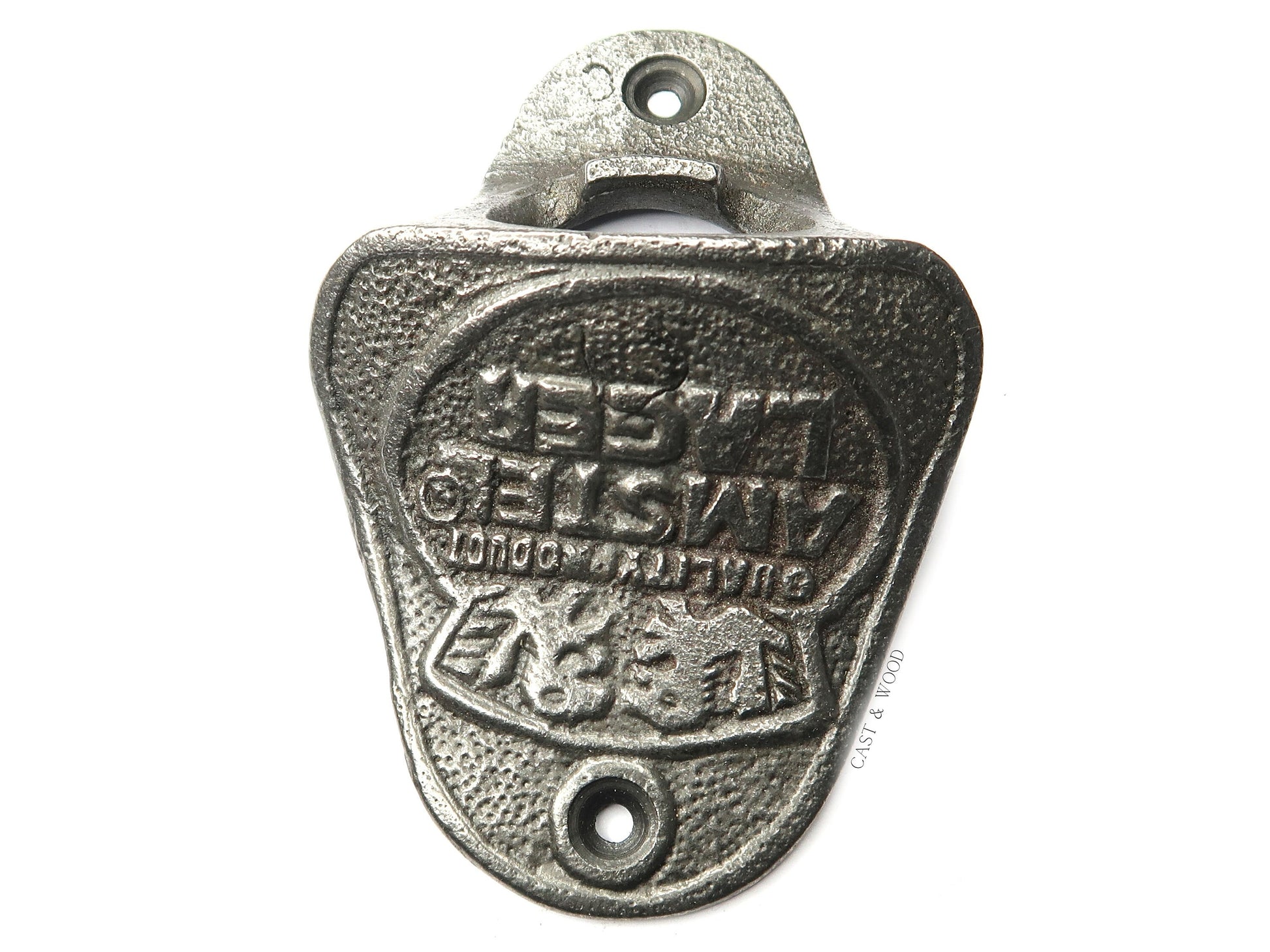 AMSTEL LAGER Cast Iron Wall Mounted Bottle Opener freeshipping - Cast & Wood