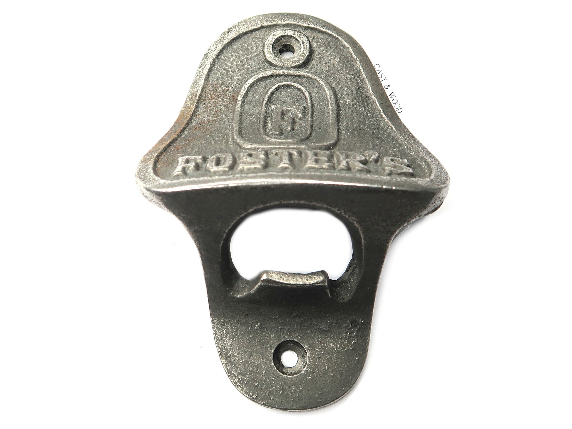FOSTERS Cast Iron Wall Mounted Bottle Opener freeshipping - Cast & Wood
