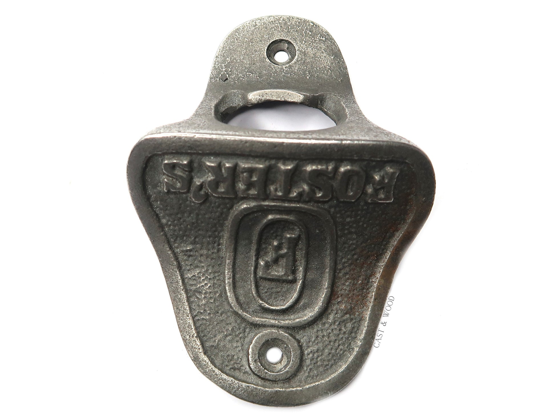 FOSTERS Cast Iron Wall Mounted Bottle Opener freeshipping - Cast & Wood