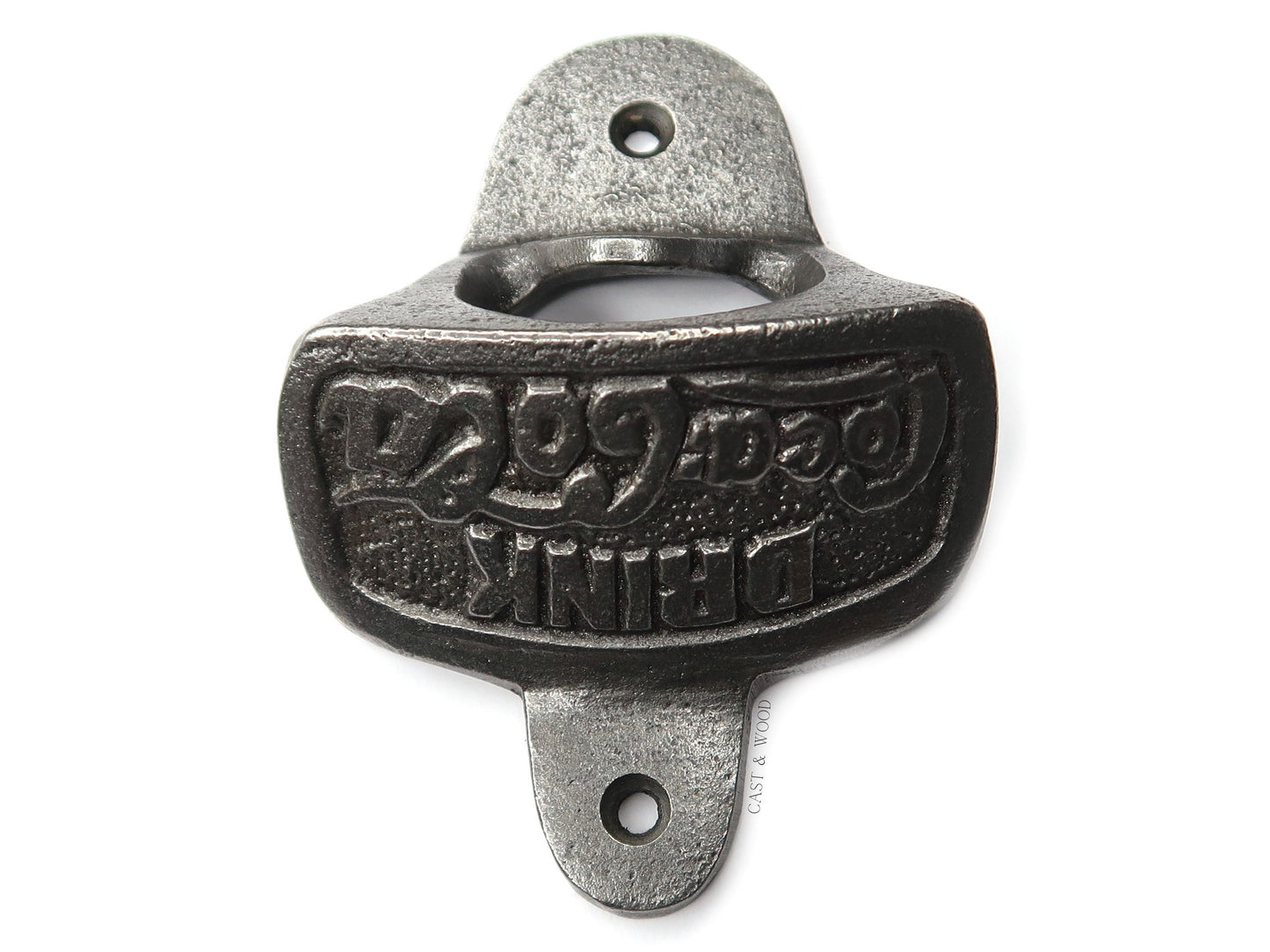 COCA-COLA Coke Cast Iron Wall Mounted Bottle Opener freeshipping - Cast & Wood
