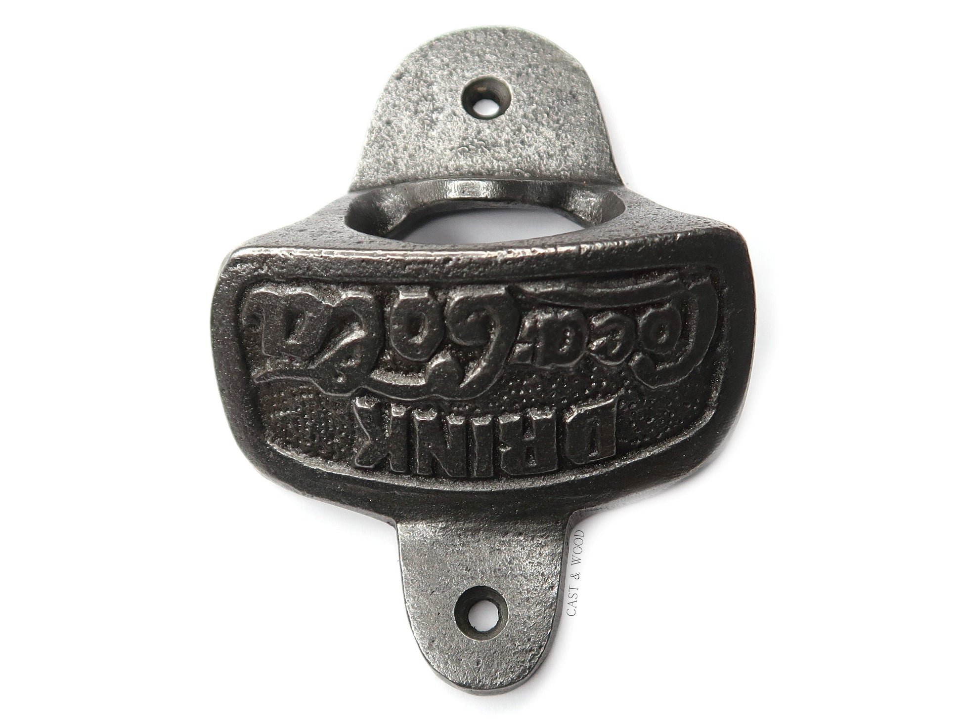 COCA-COLA Coke Cast Iron Wall Mounted Bottle Opener freeshipping - Cast & Wood