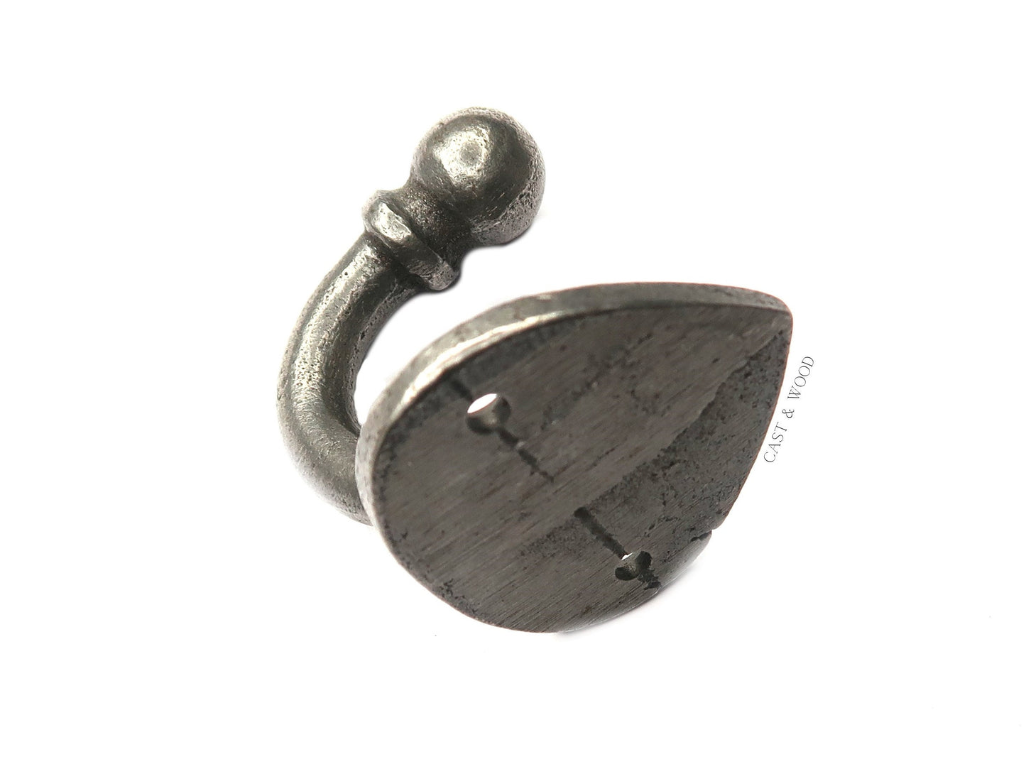 Ball End Spade Coat Hook freeshipping - Cast & Wood