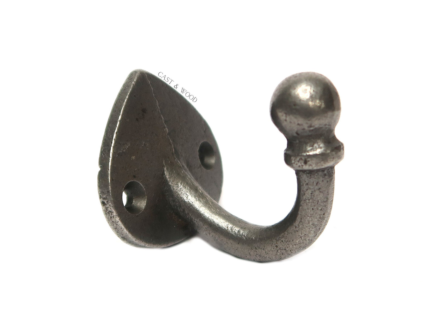 Ball End Spade Coat Hook freeshipping - Cast & Wood