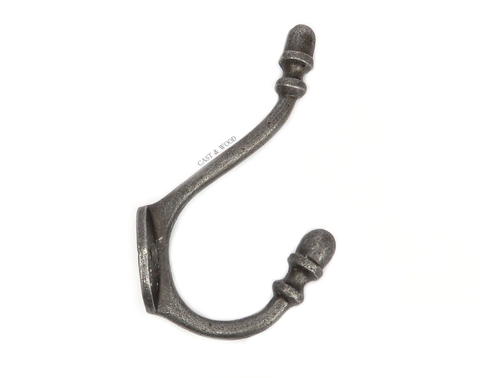 Acorn Double Coat Hook freeshipping - Cast & Wood