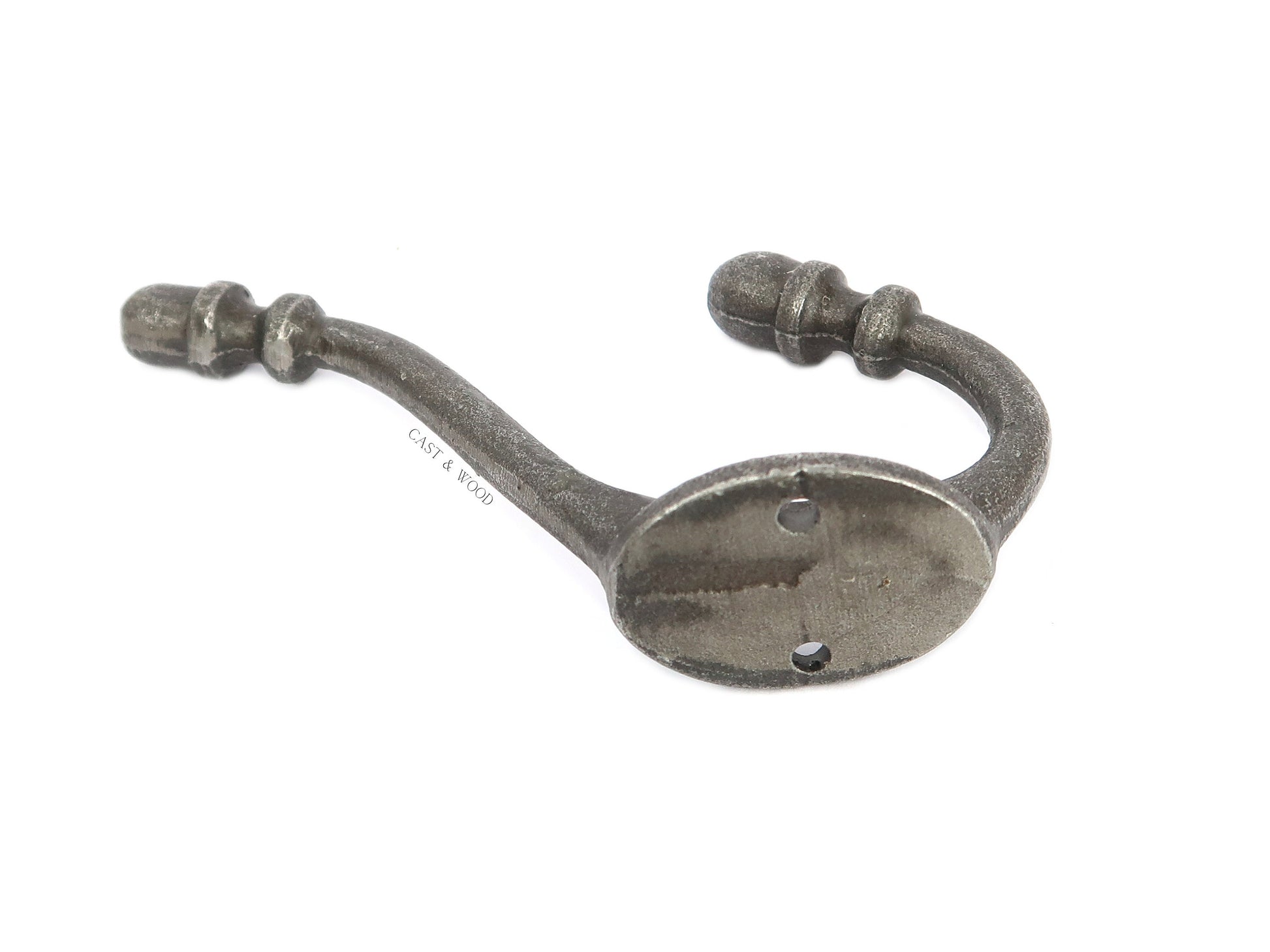Acorn Double Coat Hook freeshipping - Cast & Wood