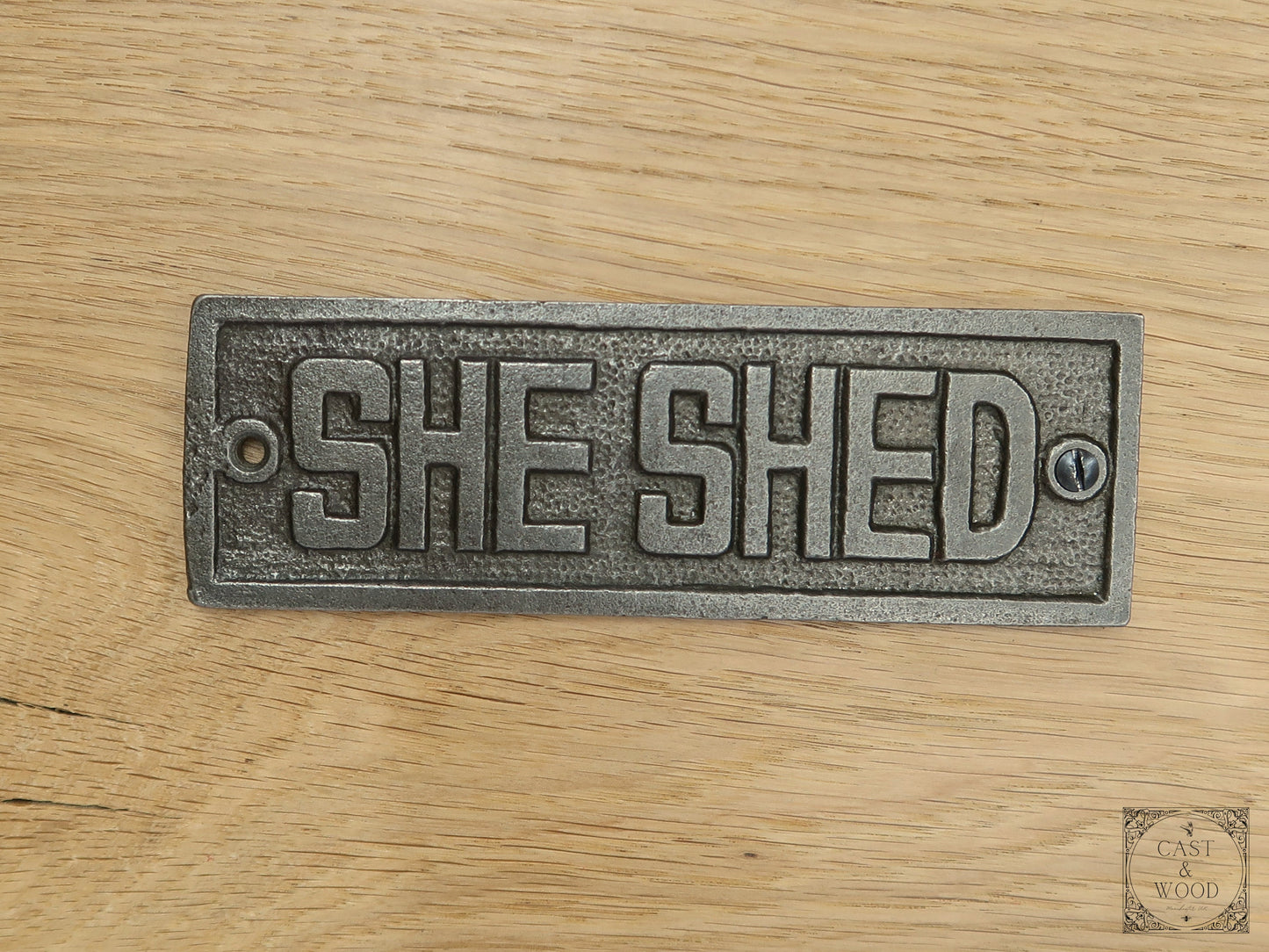 She Shed Wall Plaque freeshipping - Cast & Wood