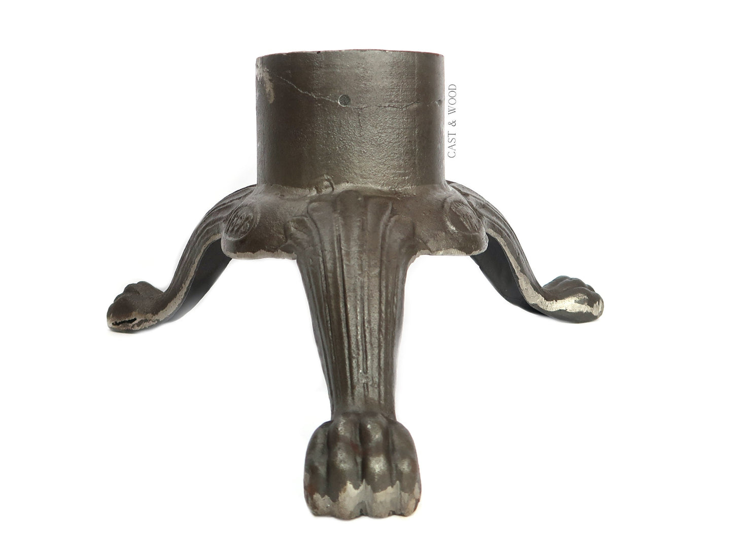 Christmas Tree Stand / Plant Holder - 13" Base - 4" Socket freeshipping - Cast & Wood