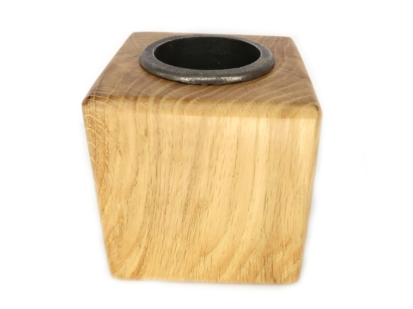 Solid Oak Tea Light Candle Holder freeshipping - Cast & Wood