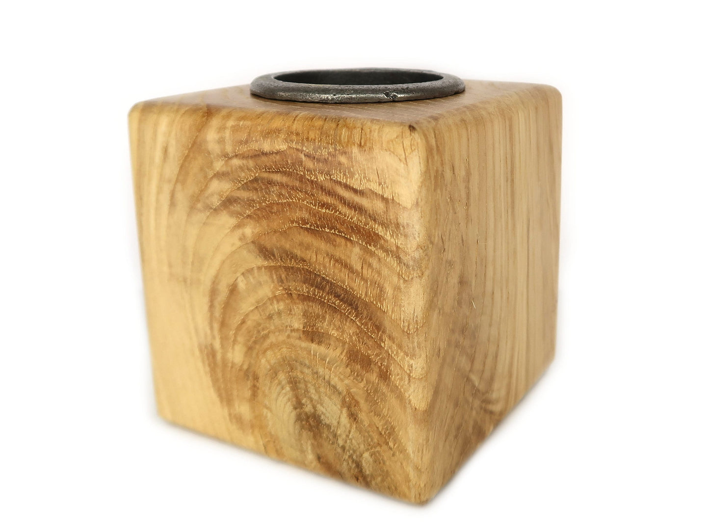 Solid Oak Tea Light Candle Holder freeshipping - Cast & Wood