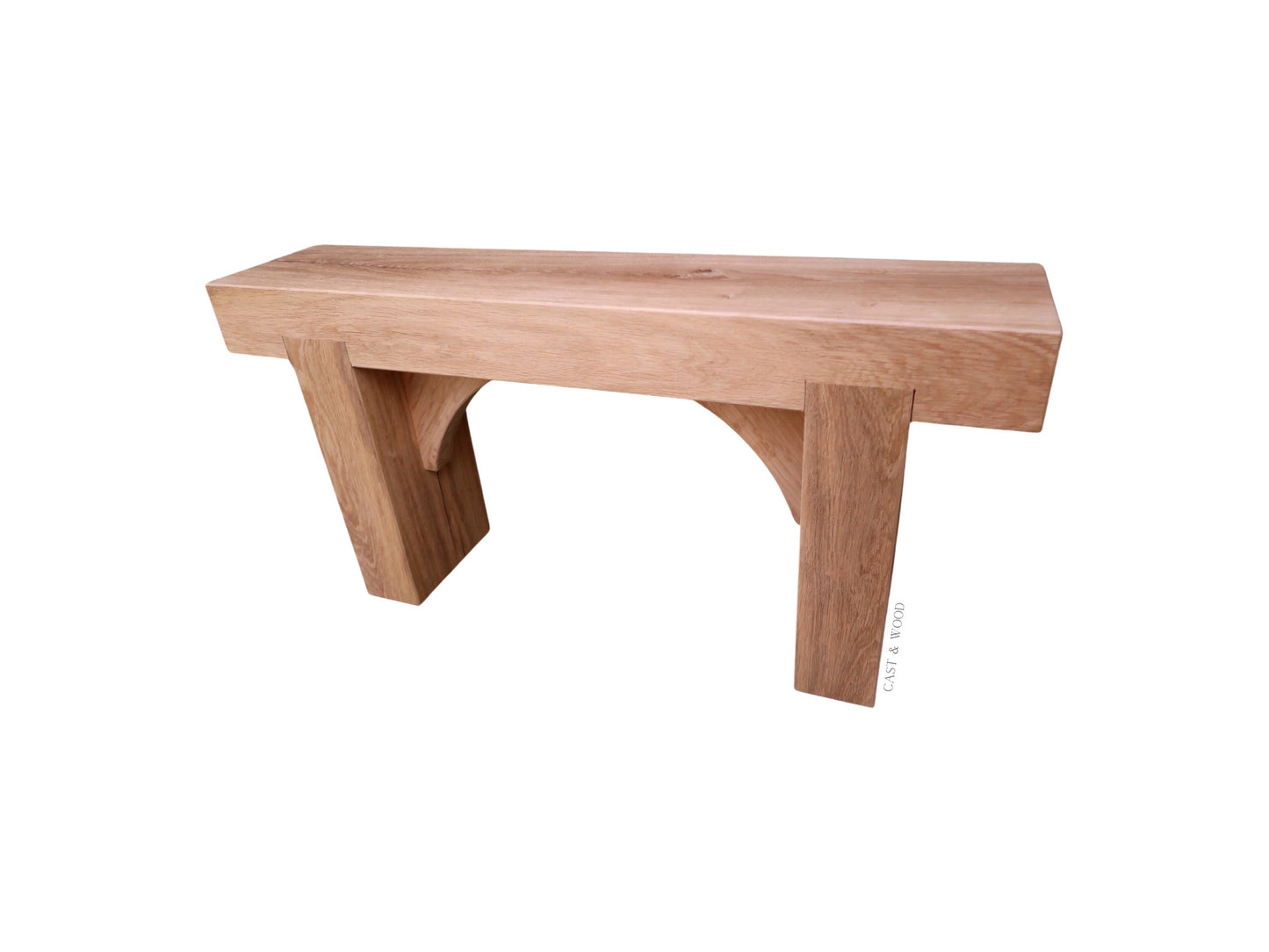 Solid Oak Garden Bench - Local Delivery