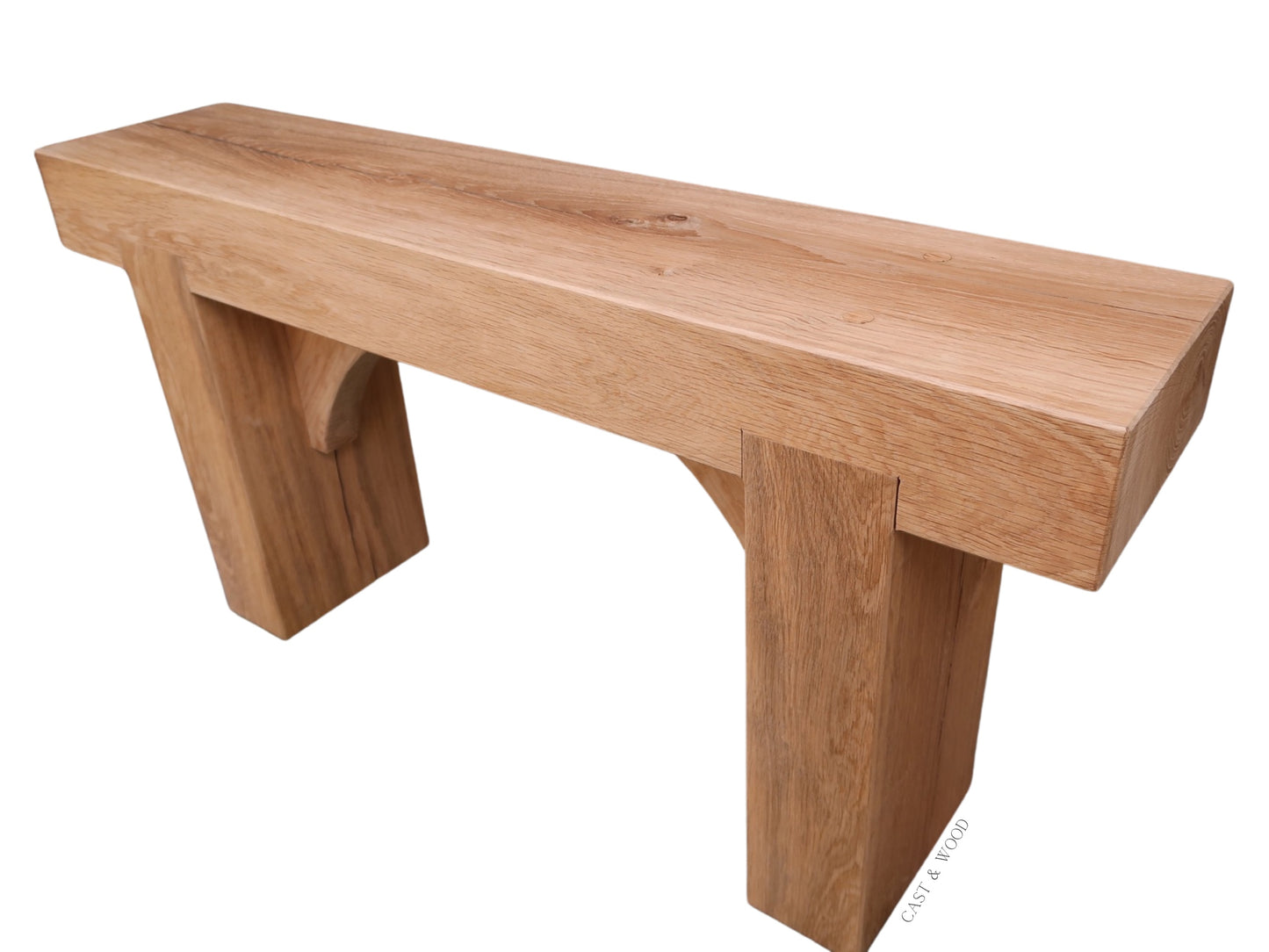 Solid Oak Garden Bench - Local Delivery