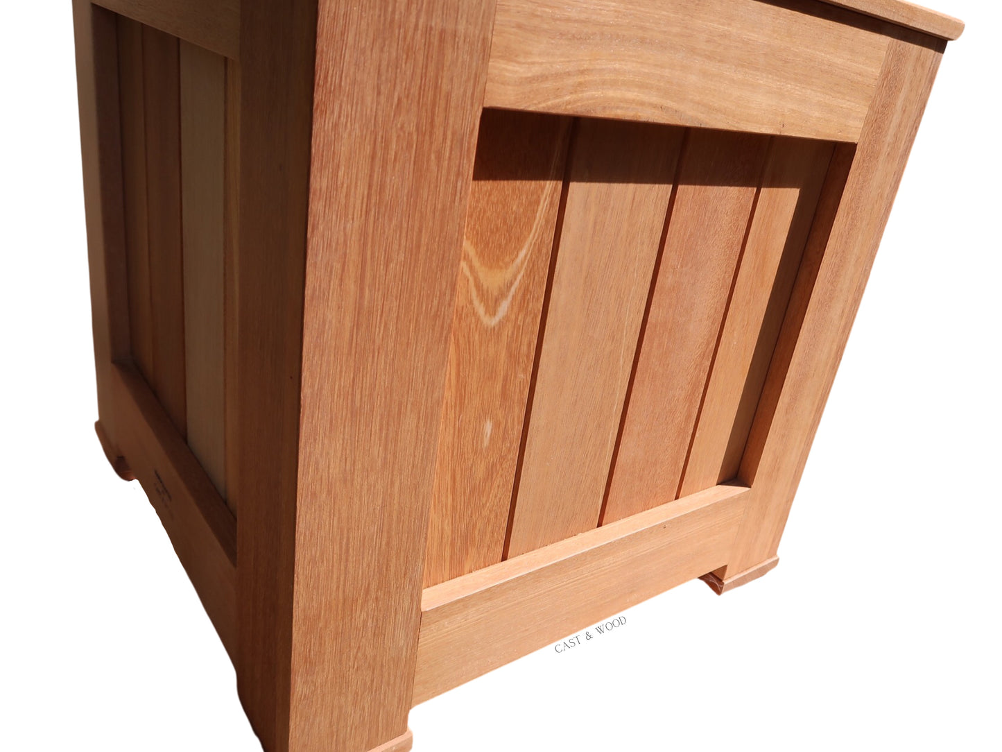 Yellow Balau Garden Planter - Local Delivery