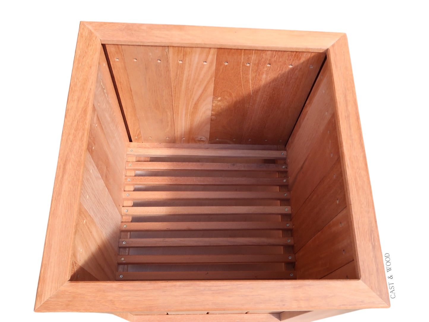 Yellow Balau Garden Planter - Local Delivery