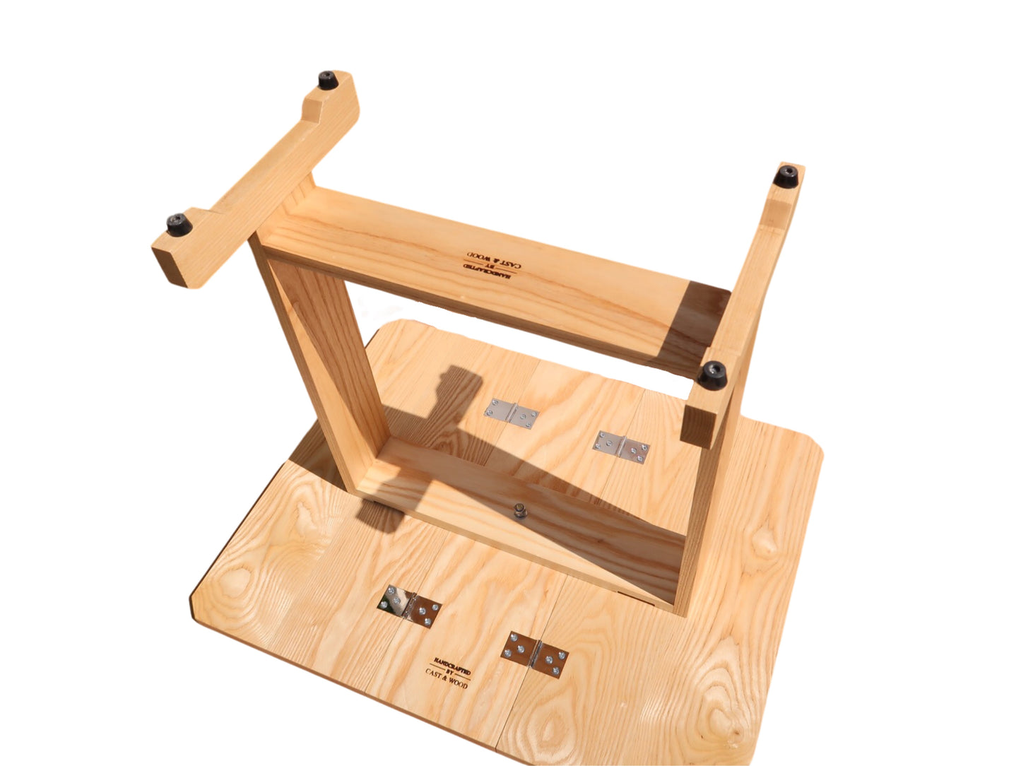 Solid Ash Twisting Side Table - Local Delivery
