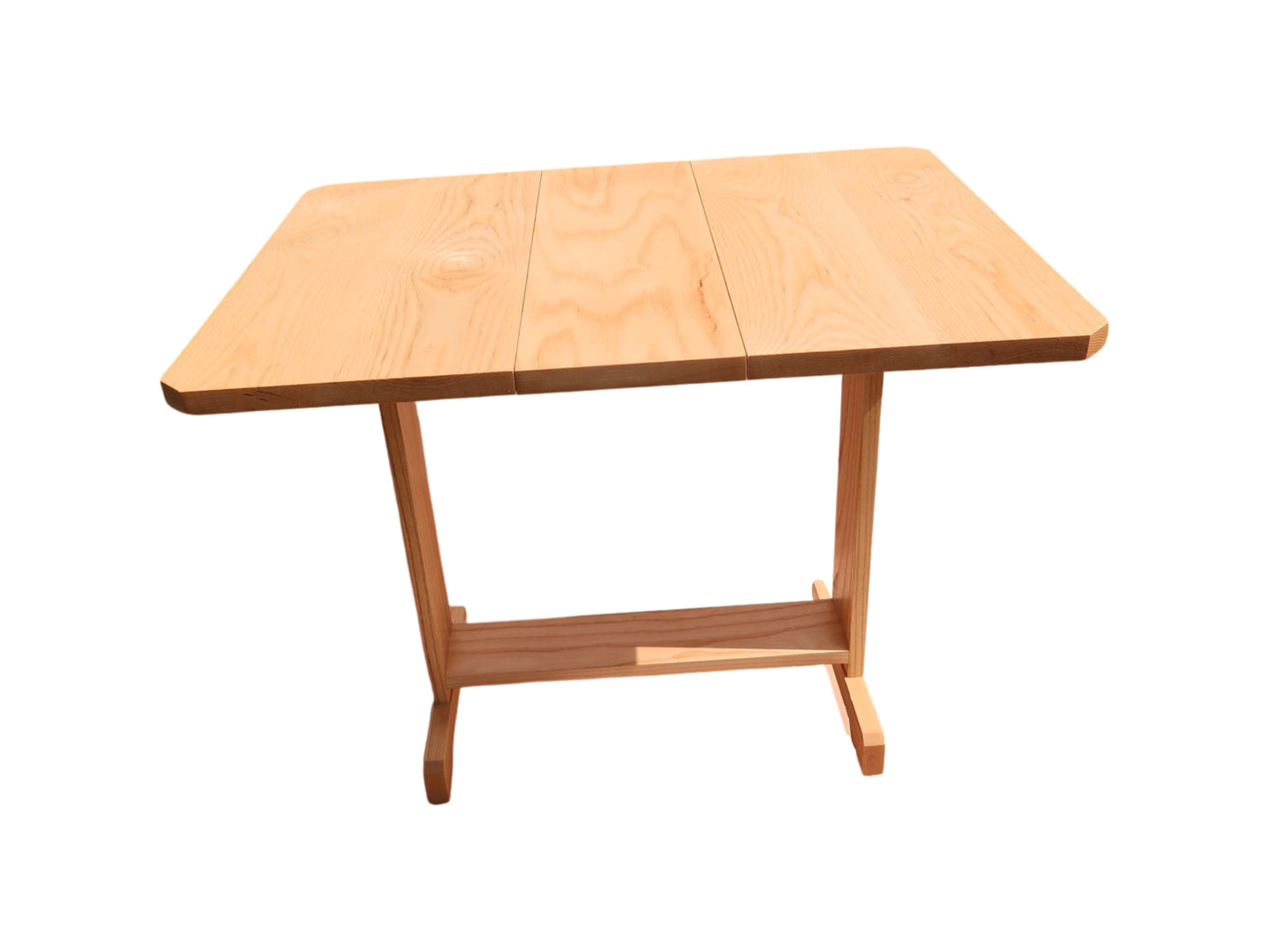 Solid Ash Twisting Side Table - Local Delivery