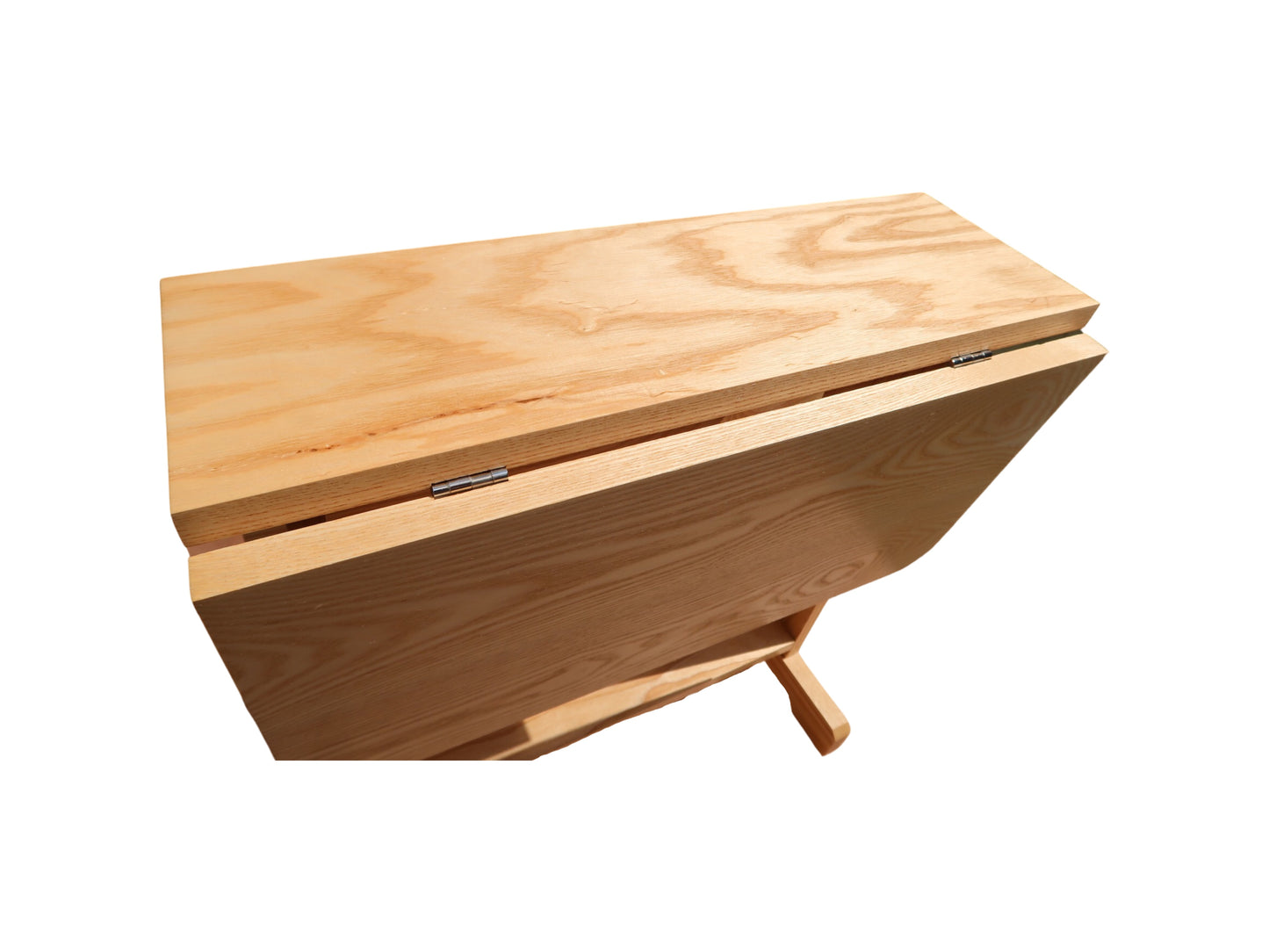 Solid Ash Twisting Side Table - Local Delivery