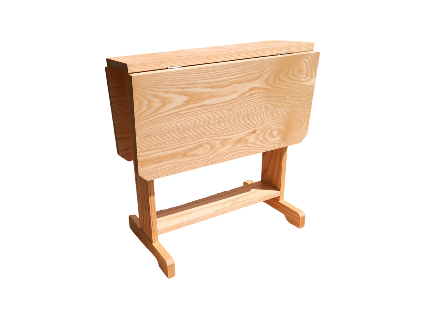 Solid Ash Twisting Side Table - Local Delivery