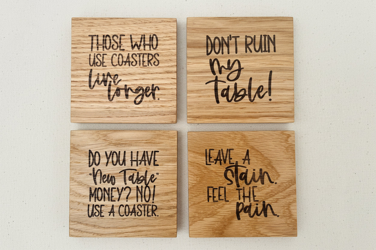 Don’t Ruin My Table Coaster Set