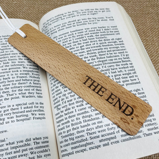 The End. Bookmark