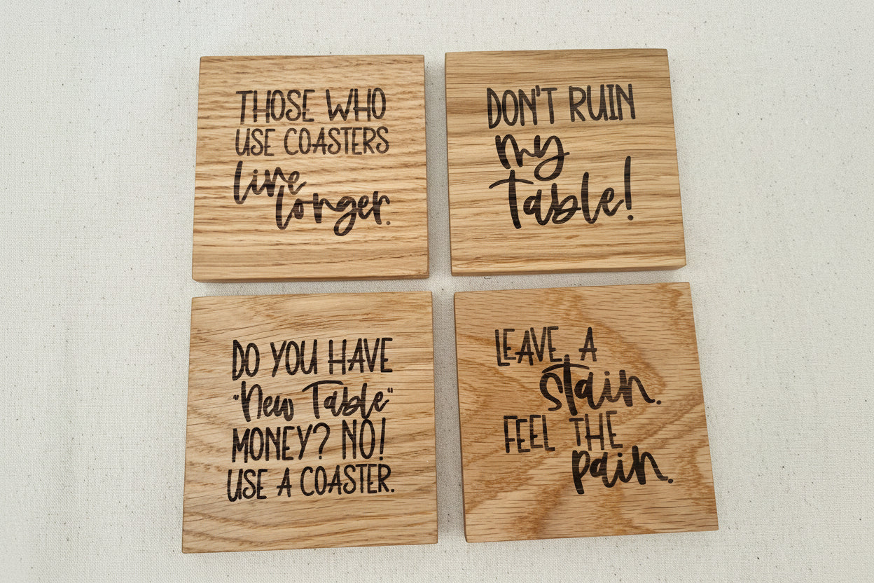 Don’t Ruin My Table Coaster Set