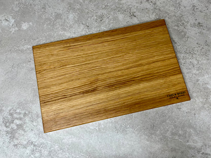 Personalised Family Name Solid Oak Chopping Board
