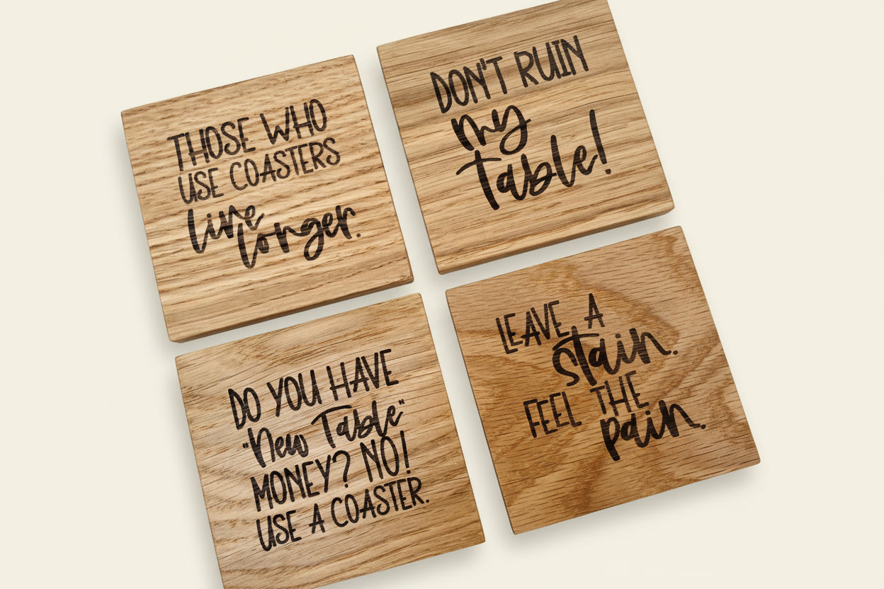 Don’t Ruin My Table Coaster Set