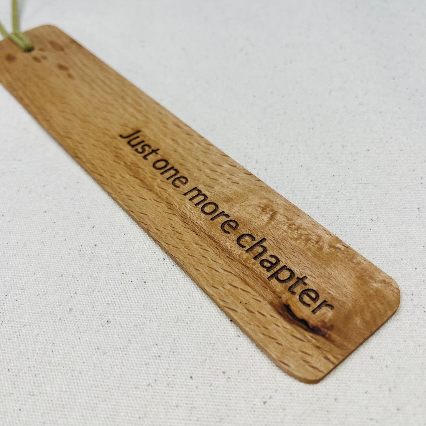 Just one more chapter - Engraved Bookmark
