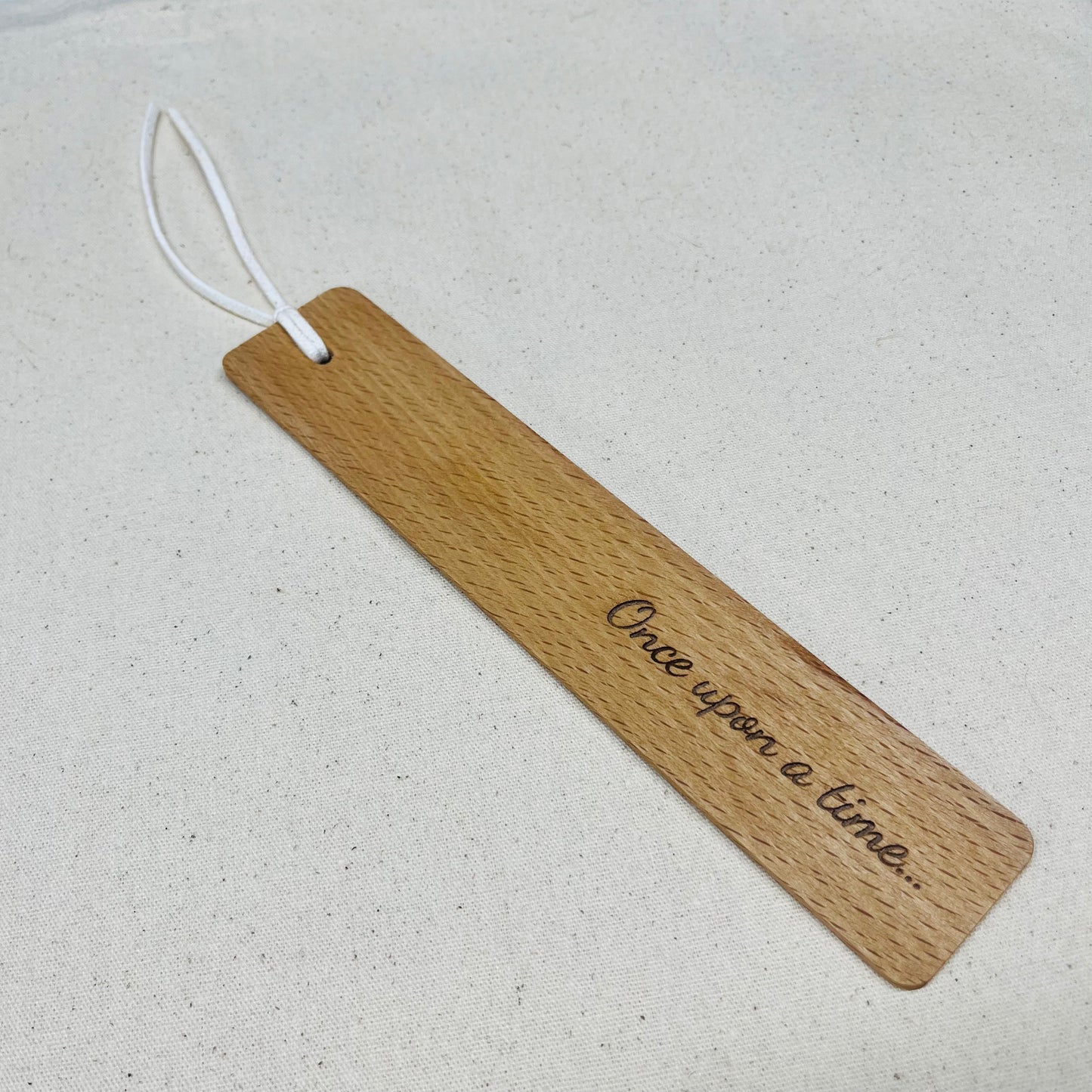 Once upon a time... - Engraved Bookmark
