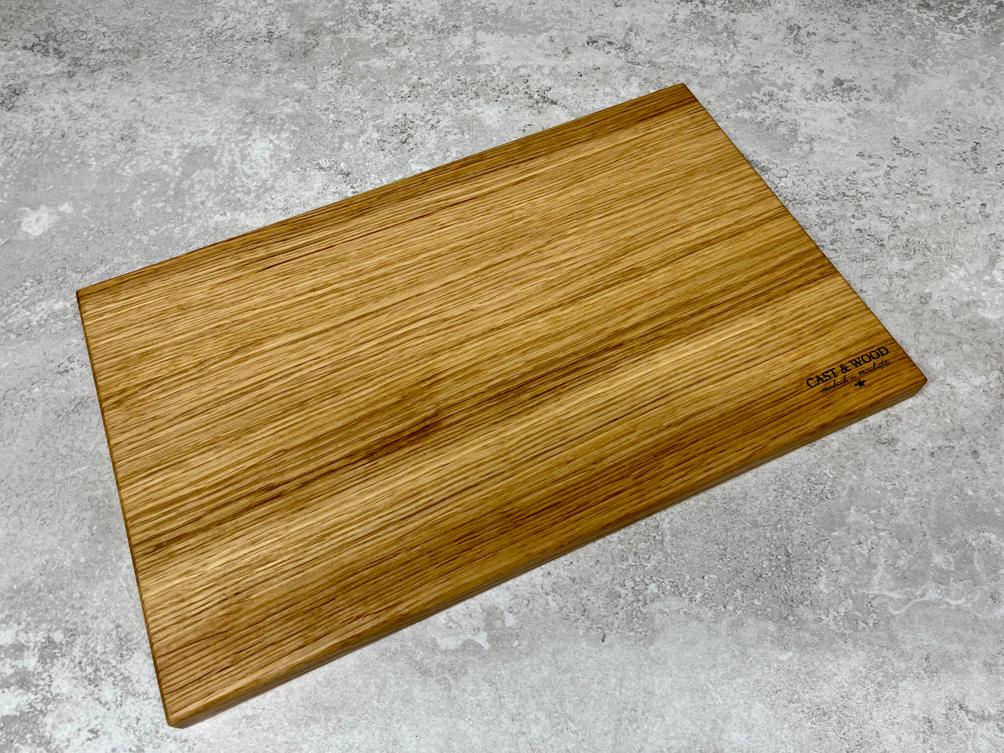 Personalised Family Name Solid Oak Chopping Board