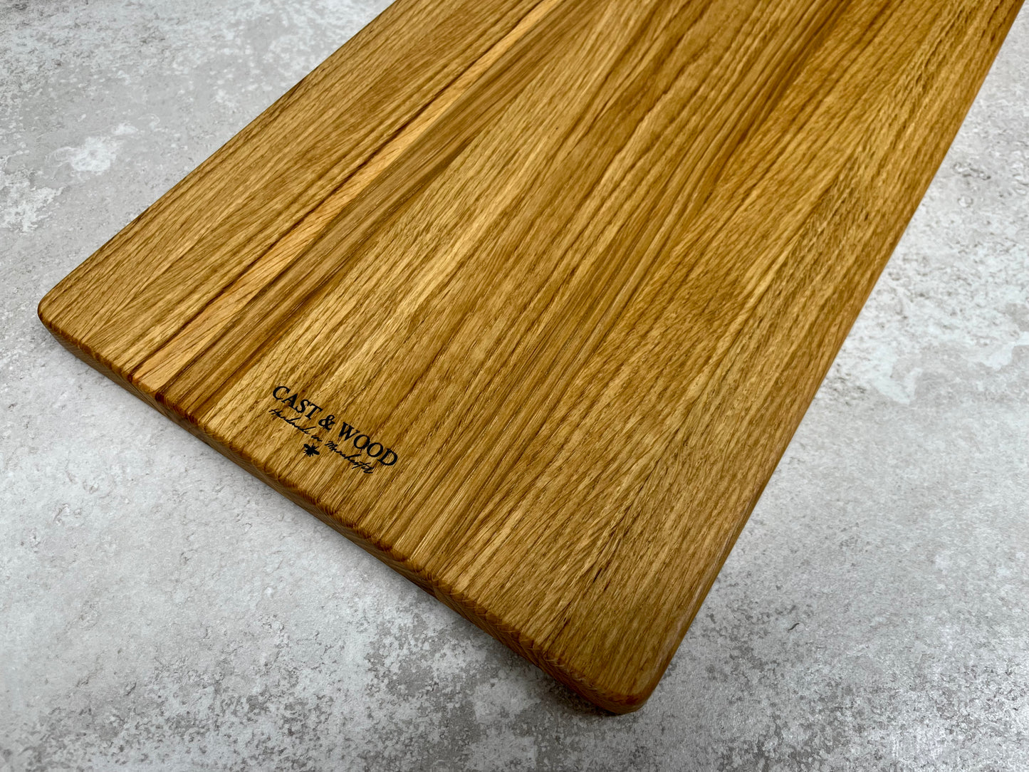 Extra Large Oak Serving Platter - If you can read this the snacks are gone...