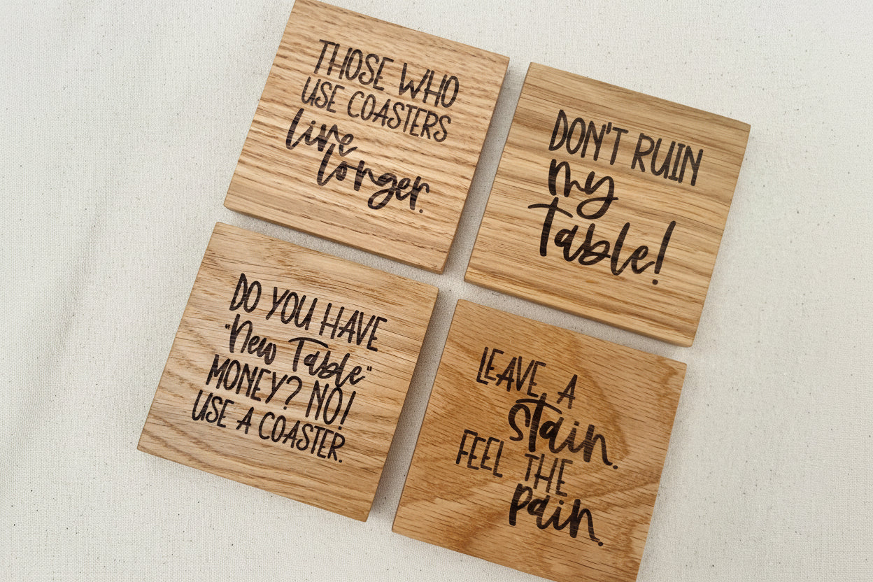 Don’t Ruin My Table Coaster Set