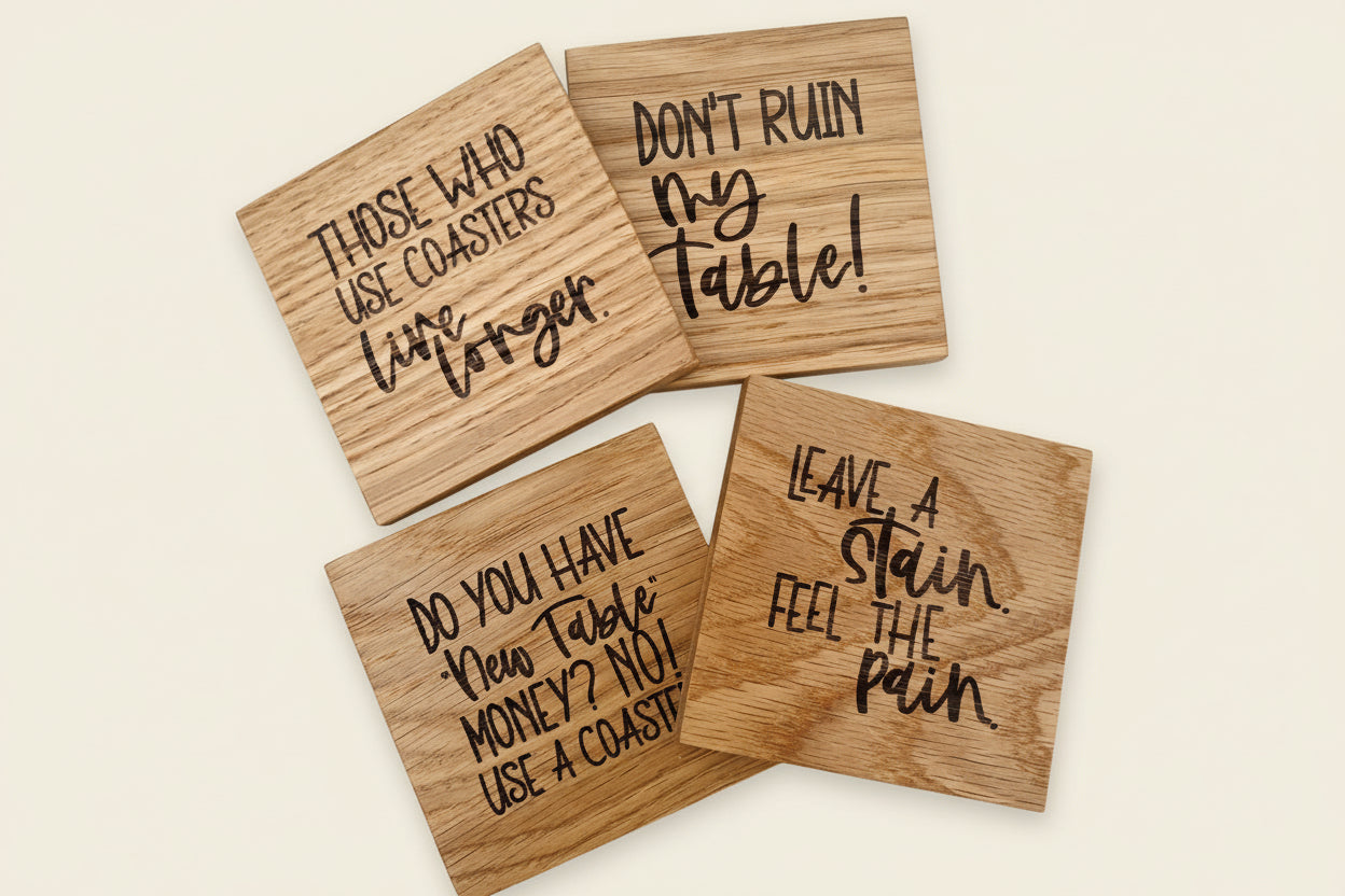 Don’t Ruin My Table Coaster Set